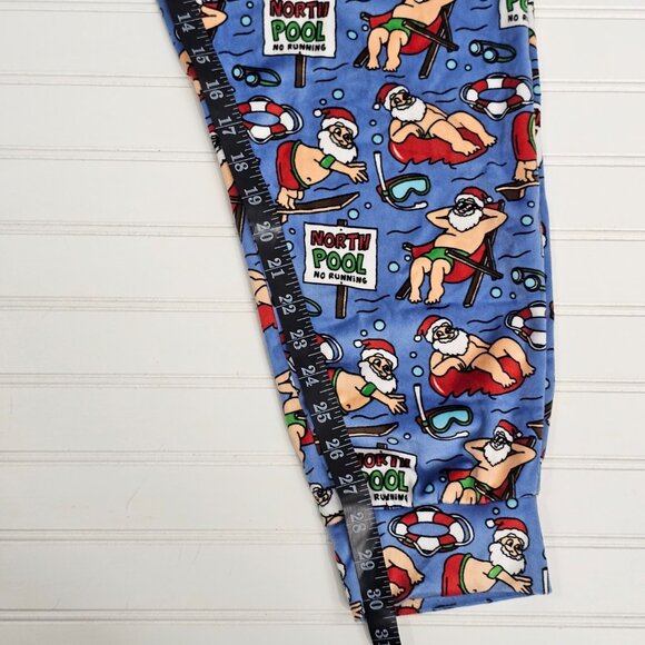 Main & Local Men's Santa North Pool Party Jogger Style Pajama Pants Size L NWT - Picture 11 of 11